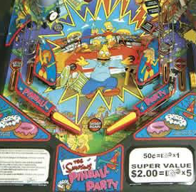 The Simpsons Pinball Party